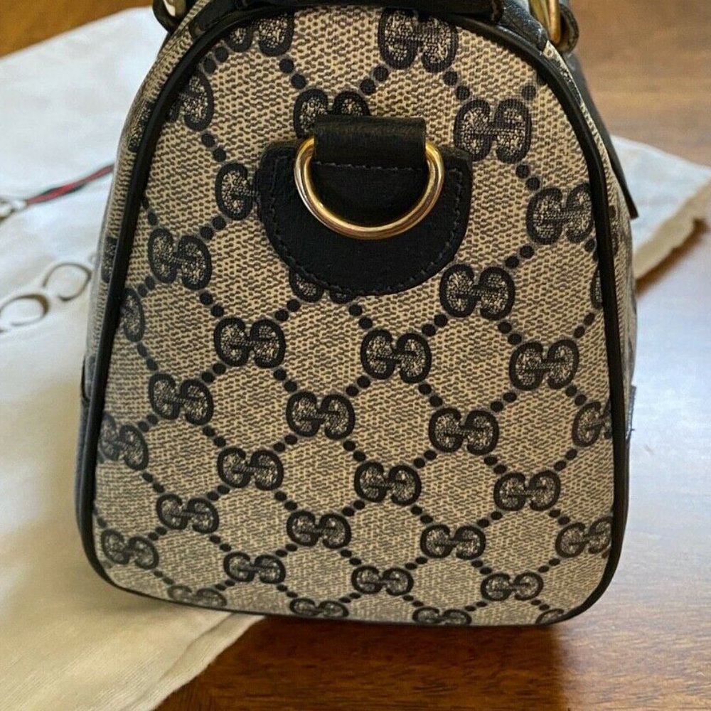 SOLD~Gucci Sherry Line Boston Bag - Picture 6 of 12